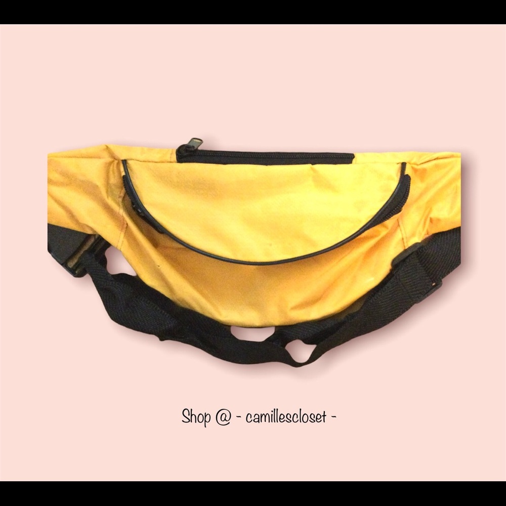Yellow Unisex Fanny pack